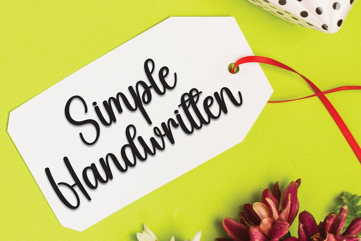 Grandma | Script Font, a Handwritten Font by Scratchones (Photo 5 of 8)