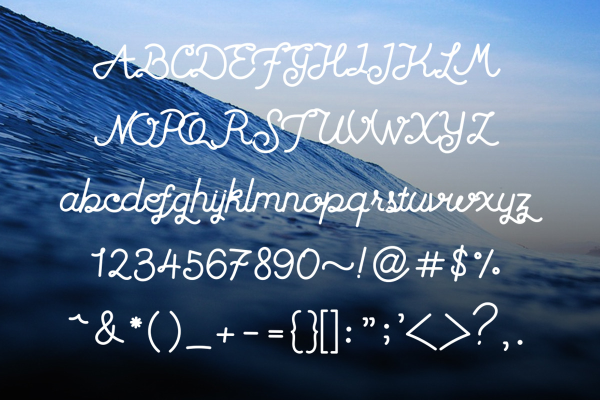 So Stoked Script Font preview 5