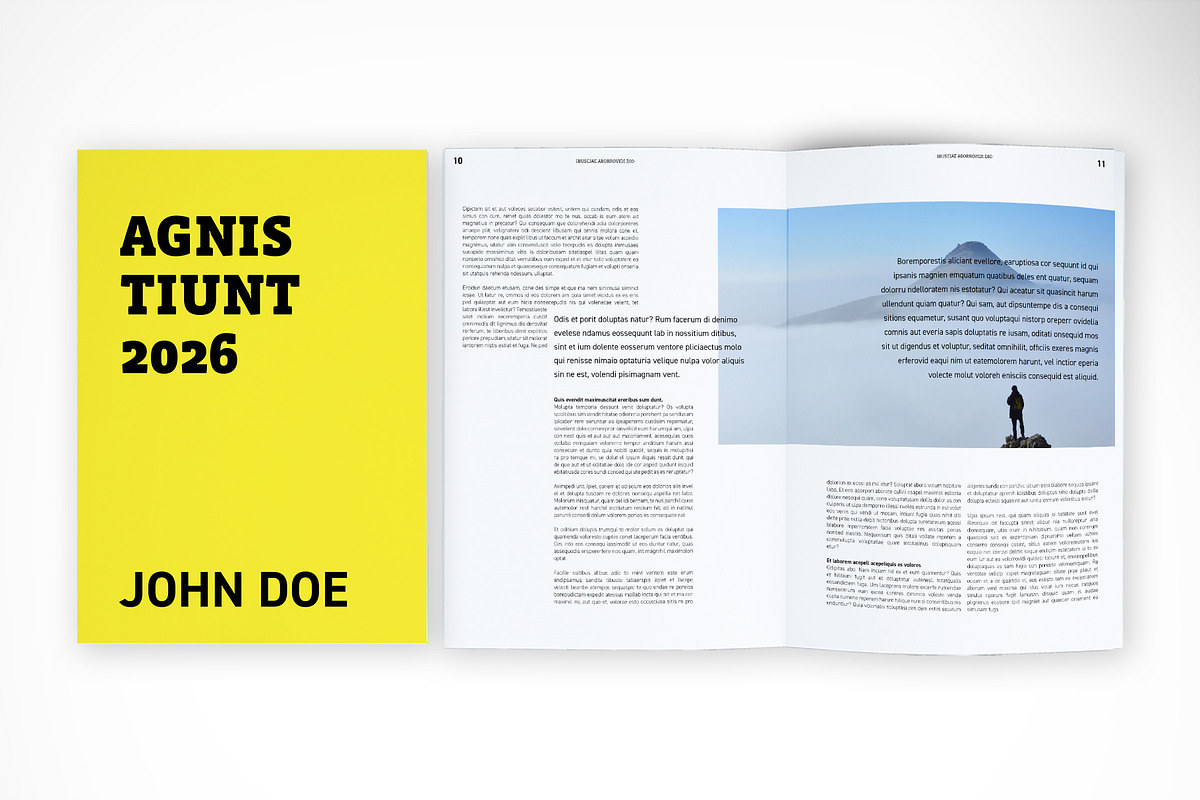 Bold Modern Magazine Template, a Templates & Theme by McLittle Stock (Photo 5 of 5)