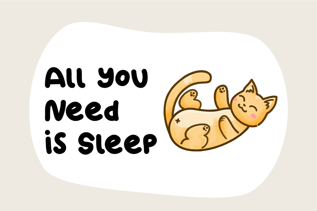 Kitto Katto Cat Theme Font, a Font by Helotype (Photo 5 of 7)