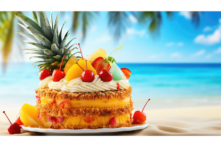 dessert sweet cake food ai generated, a Background Photo by pikepicture