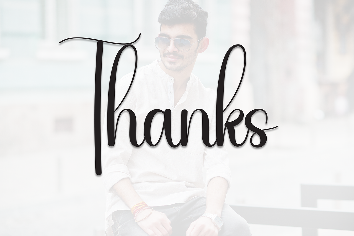 Stylish | Script Font, a Handwritten Font by Scratchones (Photo 9 of 9)
