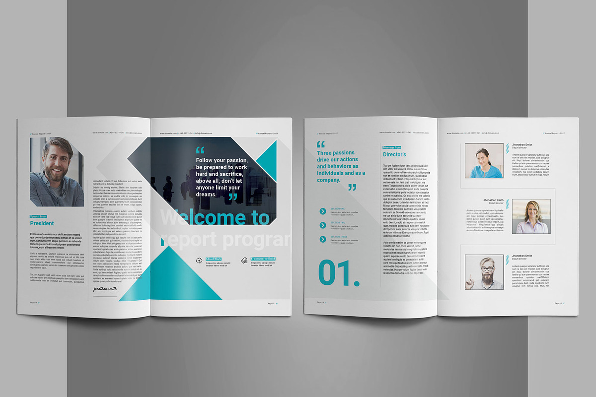 Annual Report Template, a Brochure Template by Elite_Standard (Photo 8 of 14)