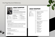 ATS Resume CV Word & Google Docs 26, a Resume Template by MrCam Template Resume|CV (Thumbnail 3 of 9)