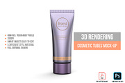 3D Rendering Cosmetic Tubes Mock-up, a Packaging Mockup by graystudio (Thumbnail 37 of 50)