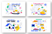 10 International Cat Day, an Animal Illustration by denayunebgt (Thumbnail 2 of 4)