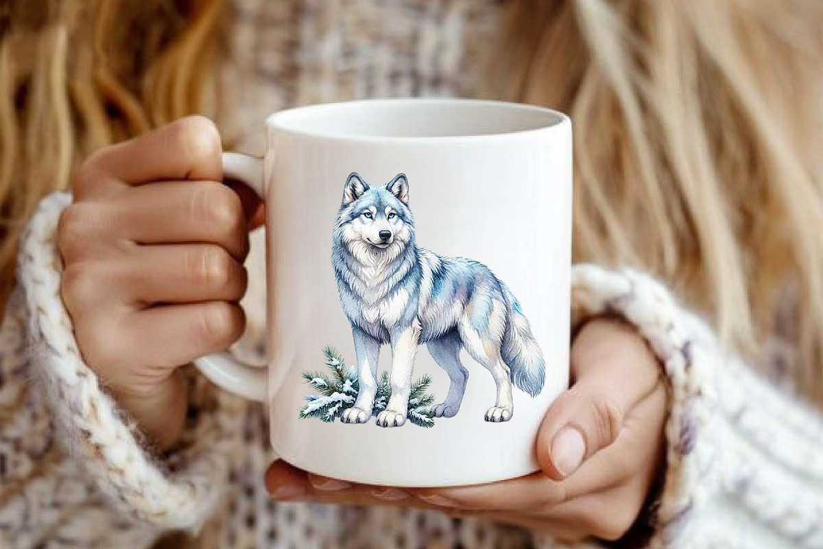 Watercolour Winter Arctic Animals, a Seasonal Illustration by fashionaddict (Photo 5 of 7)