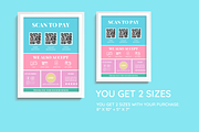 Scan to Pay Sign Template, a Brochure Template by SunshineStudioBoutique (Thumbnail 5 of 10)