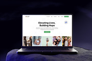 Charity Website for Framer, a Landing Page Template by akinyemiolabode (Thumbnail 1 of 4)
