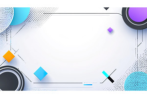 Abstract geometric background with, an Illustration by Lermont51