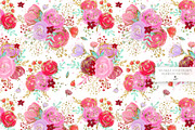 Valentine Cats Seamless Patterns Set, a Pattern Graphic by KaramfilaS (Thumbnail 15 of 17)