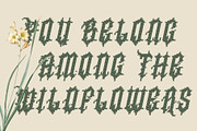 CS Hastings Stitched, a Blackletter Font by Craft Supply Co. (Thumbnail 4 of 8)