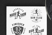 Running design elements BIG BUNDLE, an Illustration by 1baranov (Thumbnail 1 of 4)