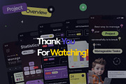 Project Management Mobile App, an UI Kit Template by Muhammad_Ahmad (Thumbnail 6 of 6)