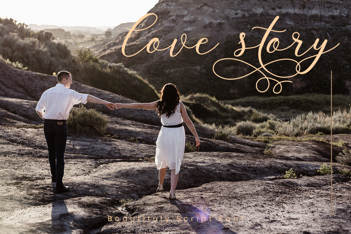 Cavilay Script - Wedding Font, a Script Font by PutraCetol Studio (Photo 9 of 13)