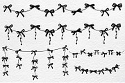 Elegant Coquette Bow Tie Clipart Set, an Object Graphic by Watercolor dreams (Thumbnail 2 of 3)