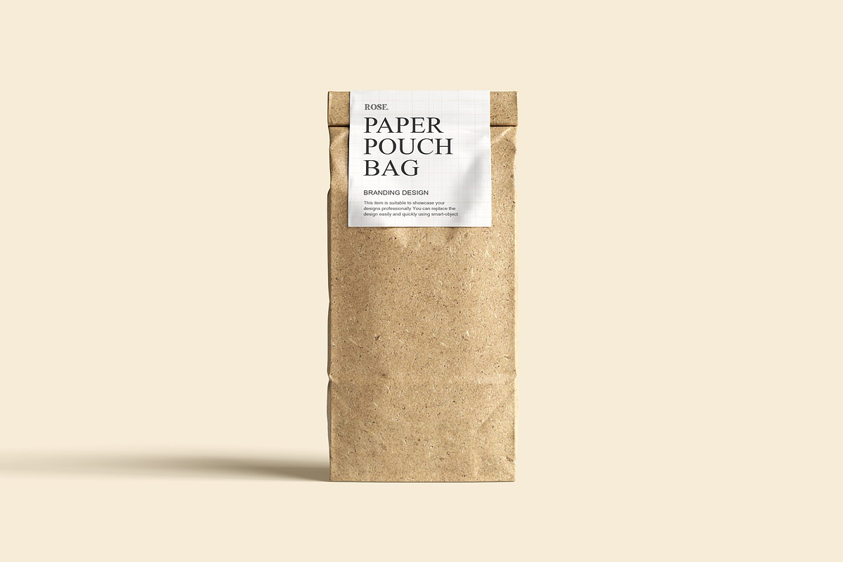 Paper Pouch Bag Mockup, a Product Mockup by Sweetdady (Photo 4 of 5)