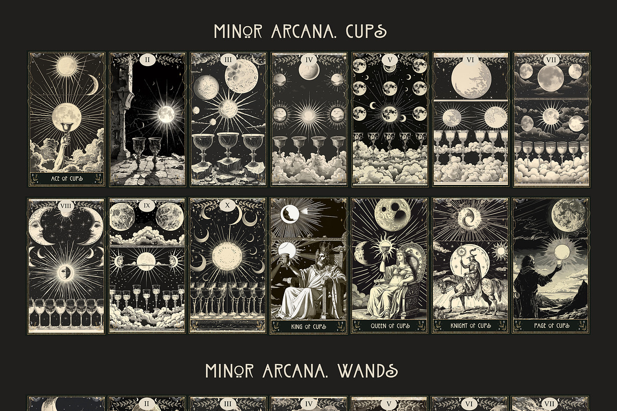 Tarot cards. Major and minor arcana, a Decorative Illustration by Chikovnaya (Photo 3 of 5)