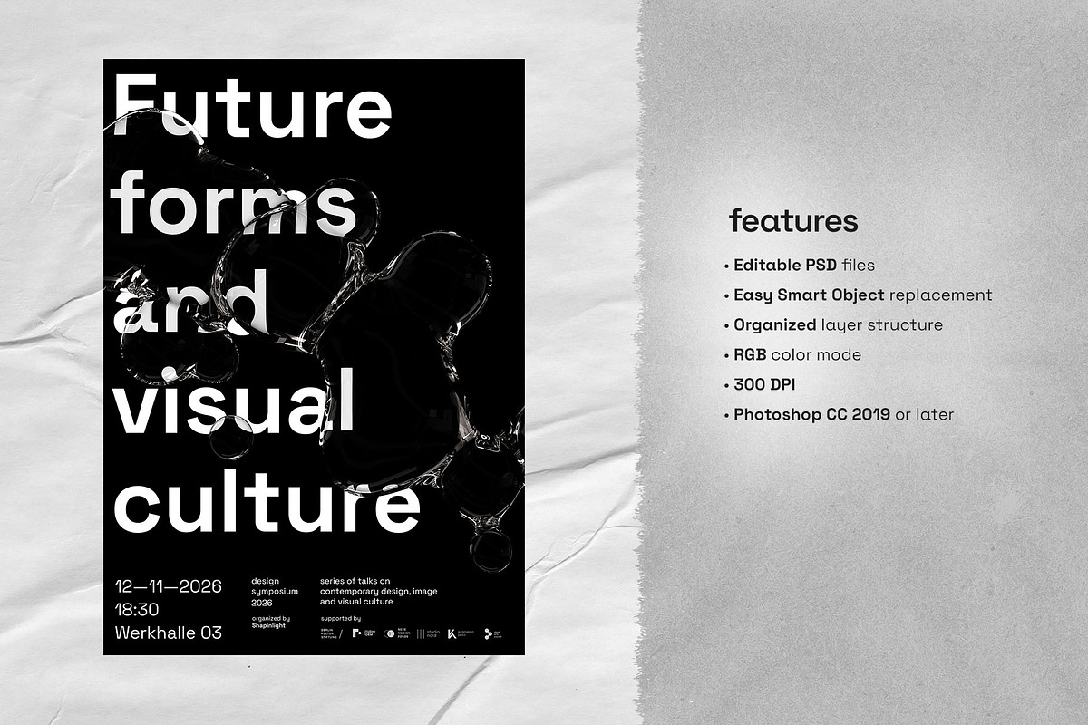 Iiquid Poster Templates, a Poster Template by Inartflow (Photo 3 of 16)