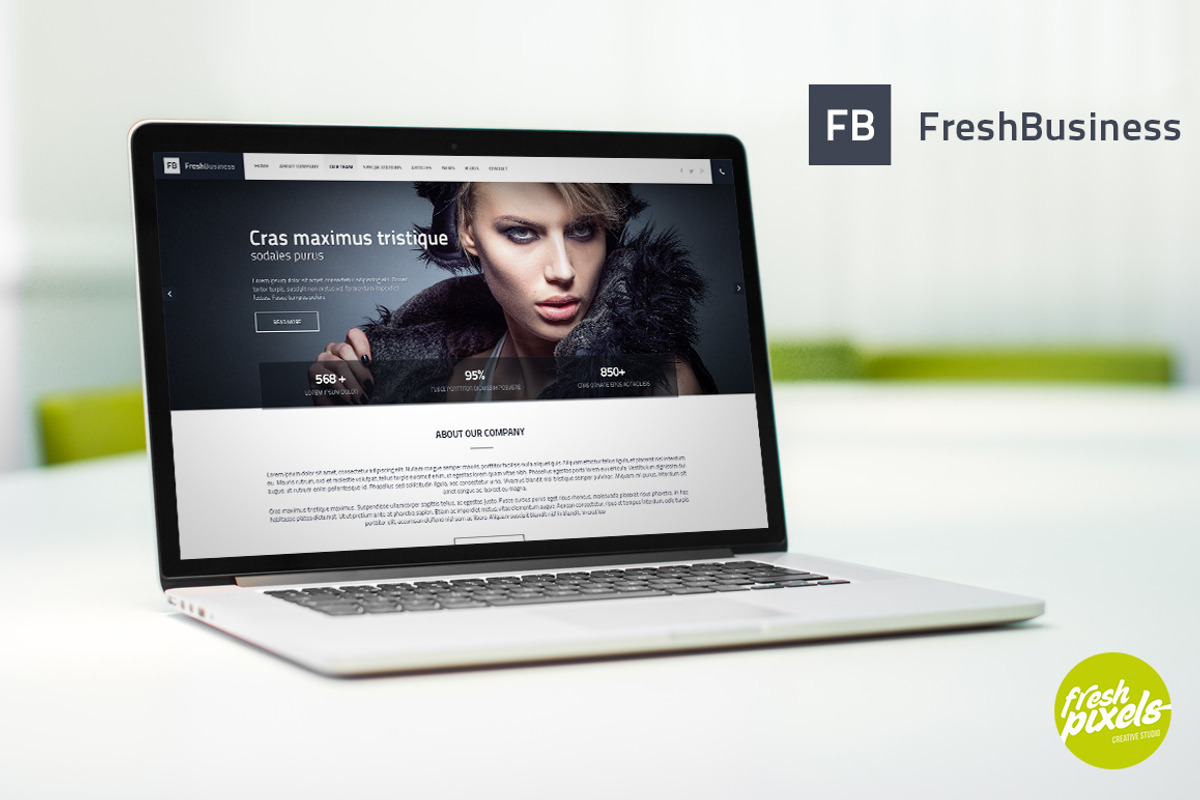 FreshBusiness - PSD Corporate Theme, a Websites & App Template by FreshPixels (Photo 2 of 5)