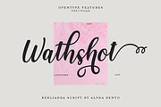 Berliandia Script, a Script Font by Alpha Bento (Thumbnail 2 of 6)