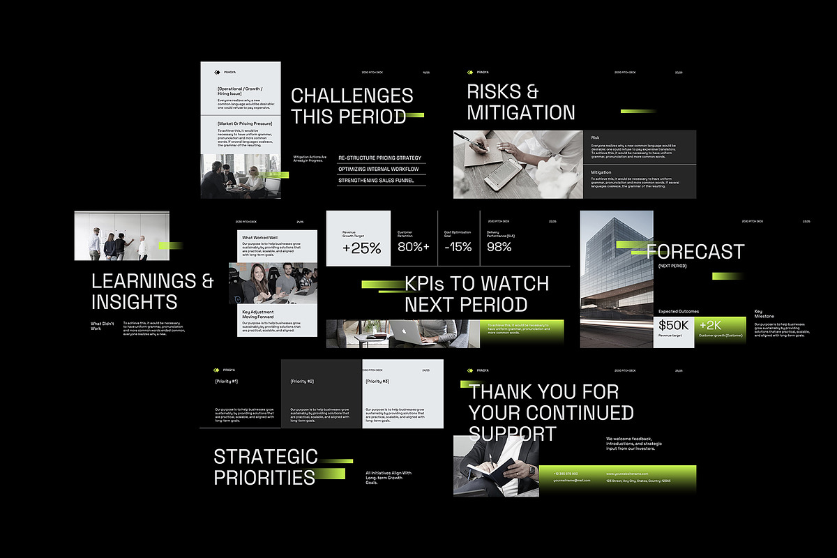 PRAGYA | Investor Update Deck PPT, a Presentation Template by Neermana (Photo 4 of 4)