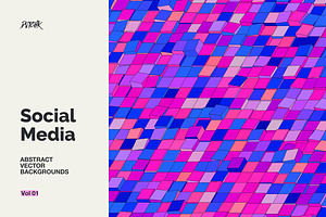 Social Media Vector Backgrounds V 01