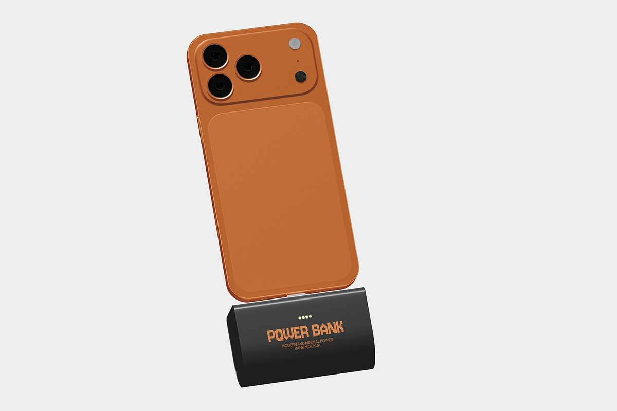 Power Bank Mockup, a Wearable Device Mockup by Permadi Creative (Photo 2 of 5)