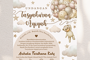 Bear and Balloons Canva Template, an Invitation Template by Blooming Daisy (Thumbnail 4 of 4)