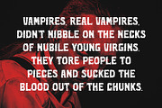 Ghouls Bloods - Dripping Font, a Script Font by AQR Studio (Thumbnail 3 of 16)