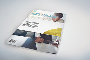 Belly Band Book/Magazine Mockups