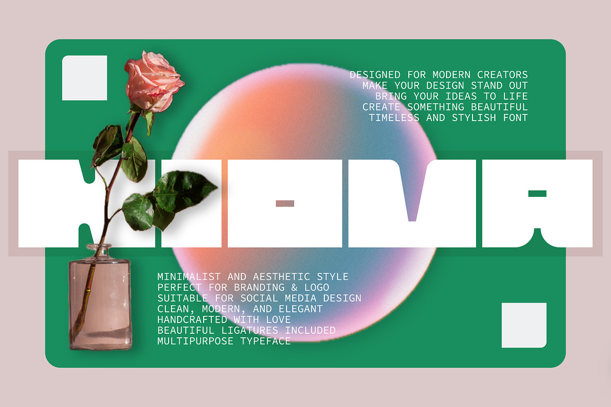 MARDO – Bold Geometric Display, a Sans Serif Font by Erifqizefont (Photo 2 of 10)
