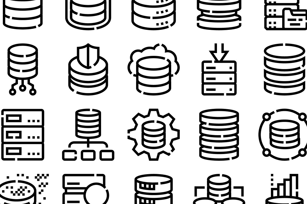 Database server data storage cloud, an Object Graphic by pikepicture (Photo 3 of 3)
