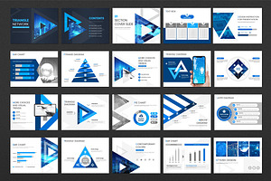 Triangle Network PPT Template