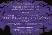 Manadis Deadly Font, a Font by Allouse Studio (Thumbnail 3 of 8)
