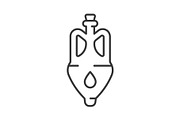 Olive oil line icon set, an Outline Icon by ElineDesign (Thumbnail 3 of 3)