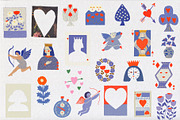 Vintage Valentine Collage Pack, an Object Illustration by Aleks.Flaks (Thumbnail 13 of 18)
