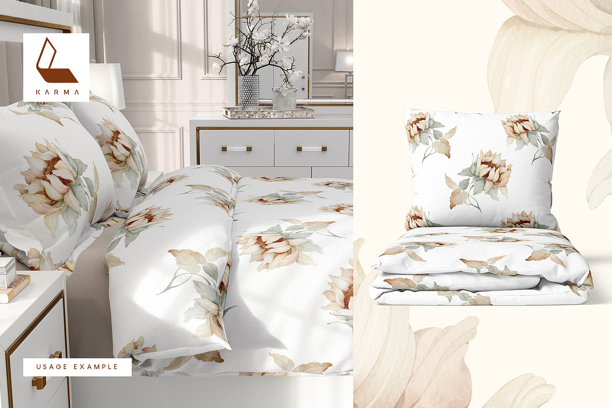 4-in-1 Floral Pattern Bundle, a Pattern Graphic by Karma (Photo 27 of 43)