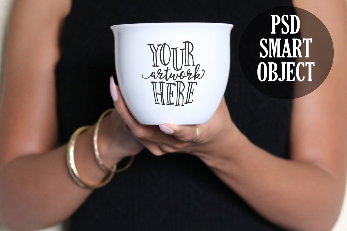 CHERRY NOIR Feminine Chic Mug Mockup, a Product Mockup by Cherry Noir Design (Photo 1 of 4)