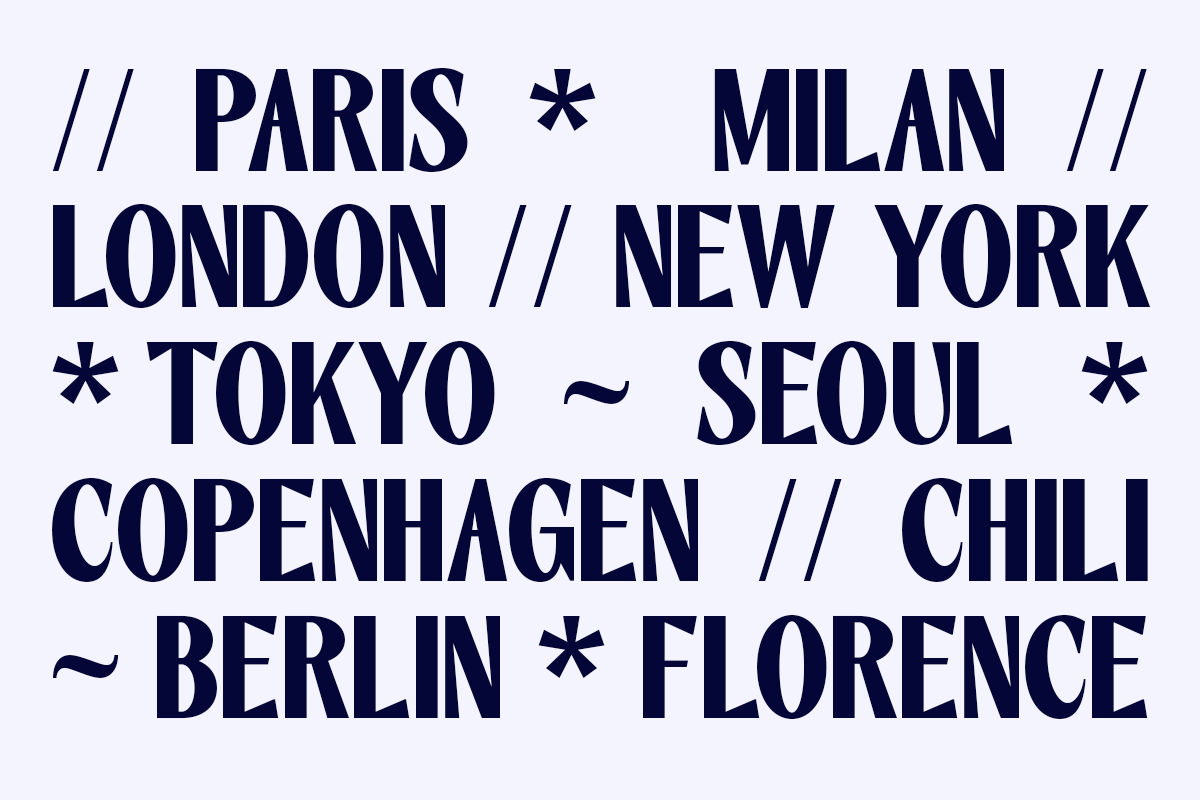 Slicer – Modern Condensed Sans Serif, a Sans Serif Font by roomspace creative lab (Photo 3 of 12)