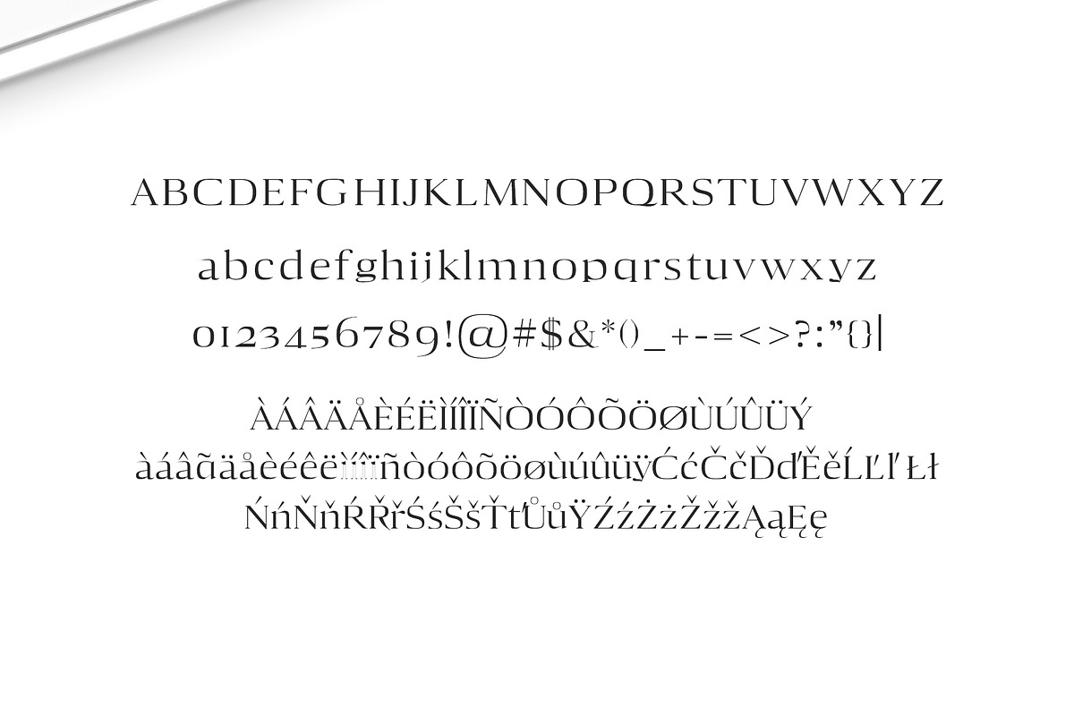 Aaron Serif Font Family preview 2