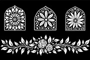 Elegant Floral Border Panels, an Object Graphic by abu67222 (Thumbnail 5 of 13)