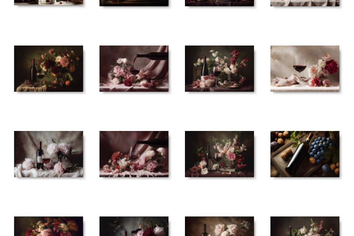 Wine Still Life 64 Images Bundle, a Food & Drink Photo by Studio ANNA (Photo 6 of 7)