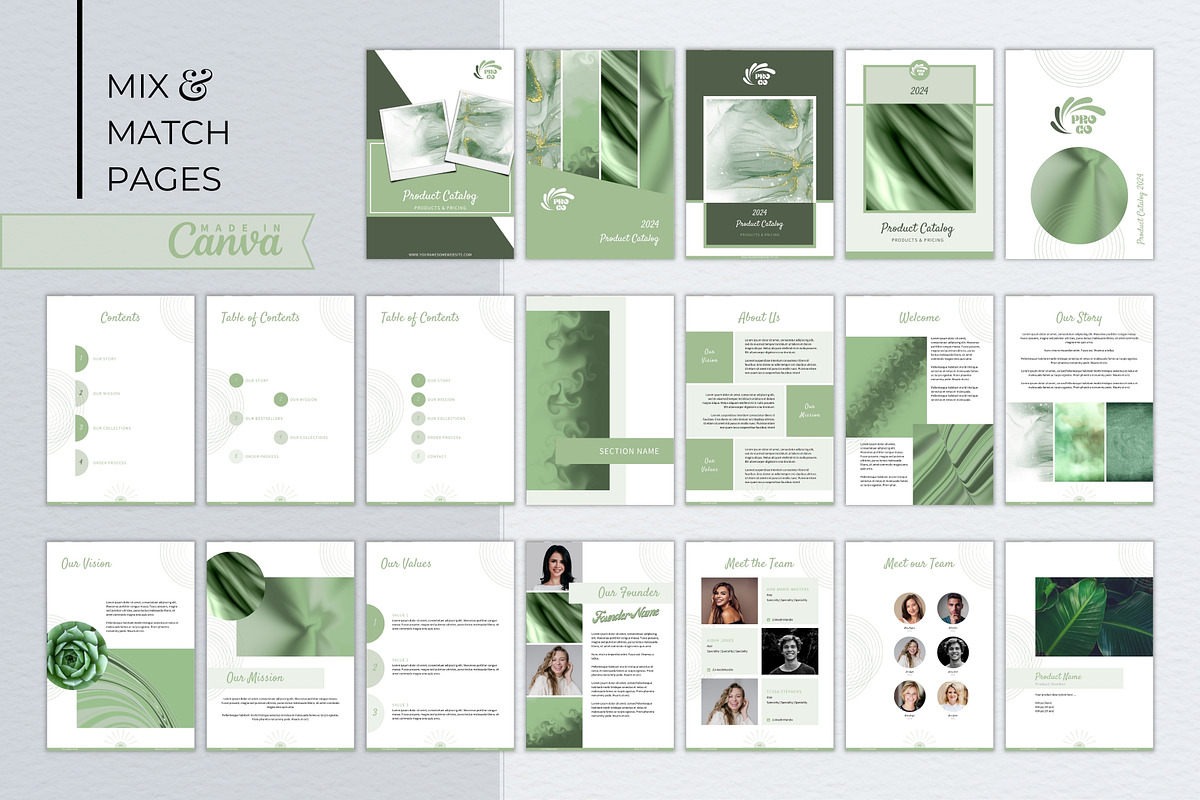 Product Catalog Canva Template, a Magazine Template by B2 Studio (Photo 5 of 11)