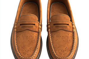 Brown Leather Loafers Stylish Footwe, a Beauty & Fashion Photo by Pixeness Studio