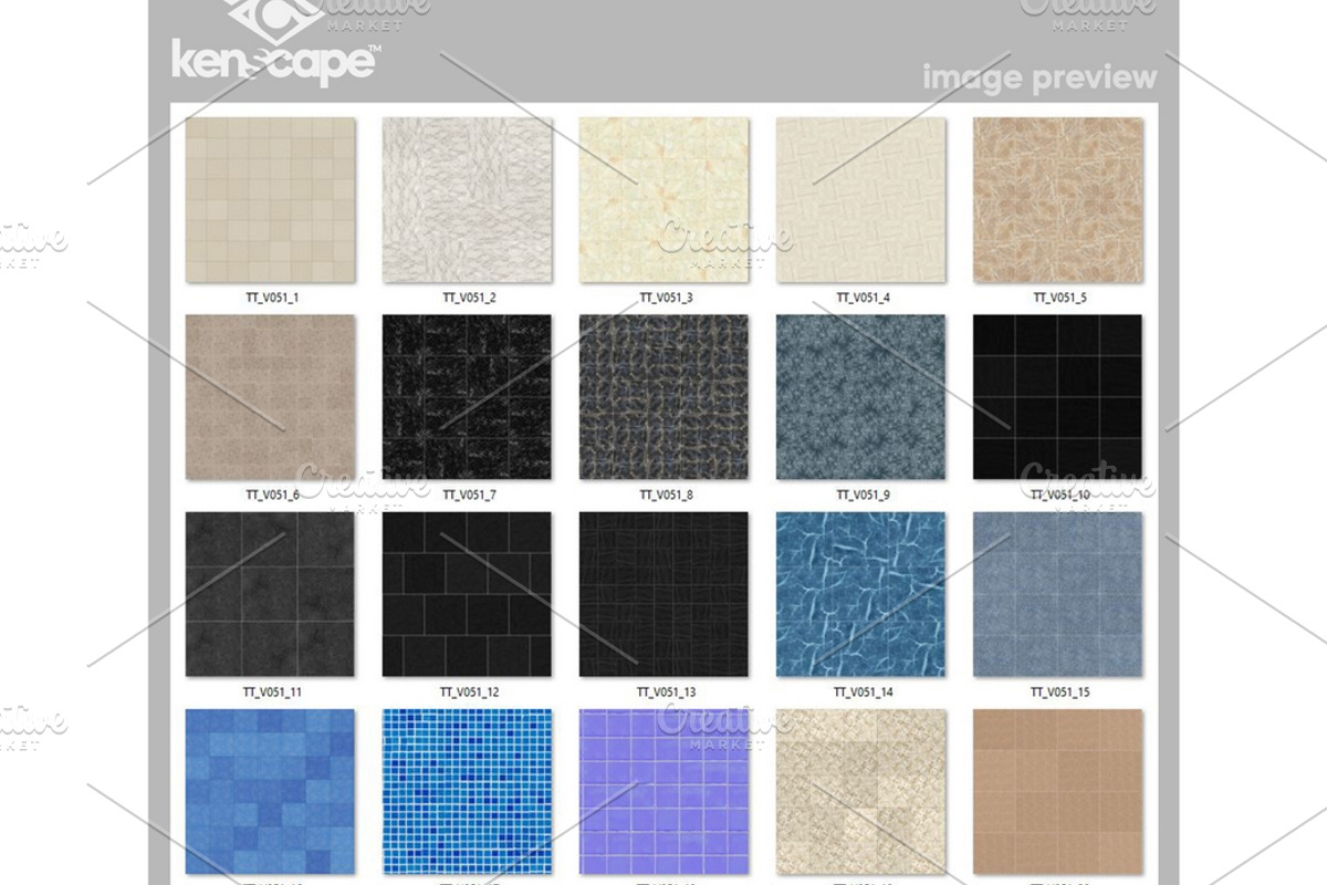 20 Seamless Tile Textures, an Architecture Photo by KenScape (Photo 3 of 3)