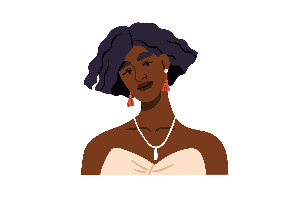 African-American women portraits set, a Person Illustration by Good Studio (Photo 15 of 16)