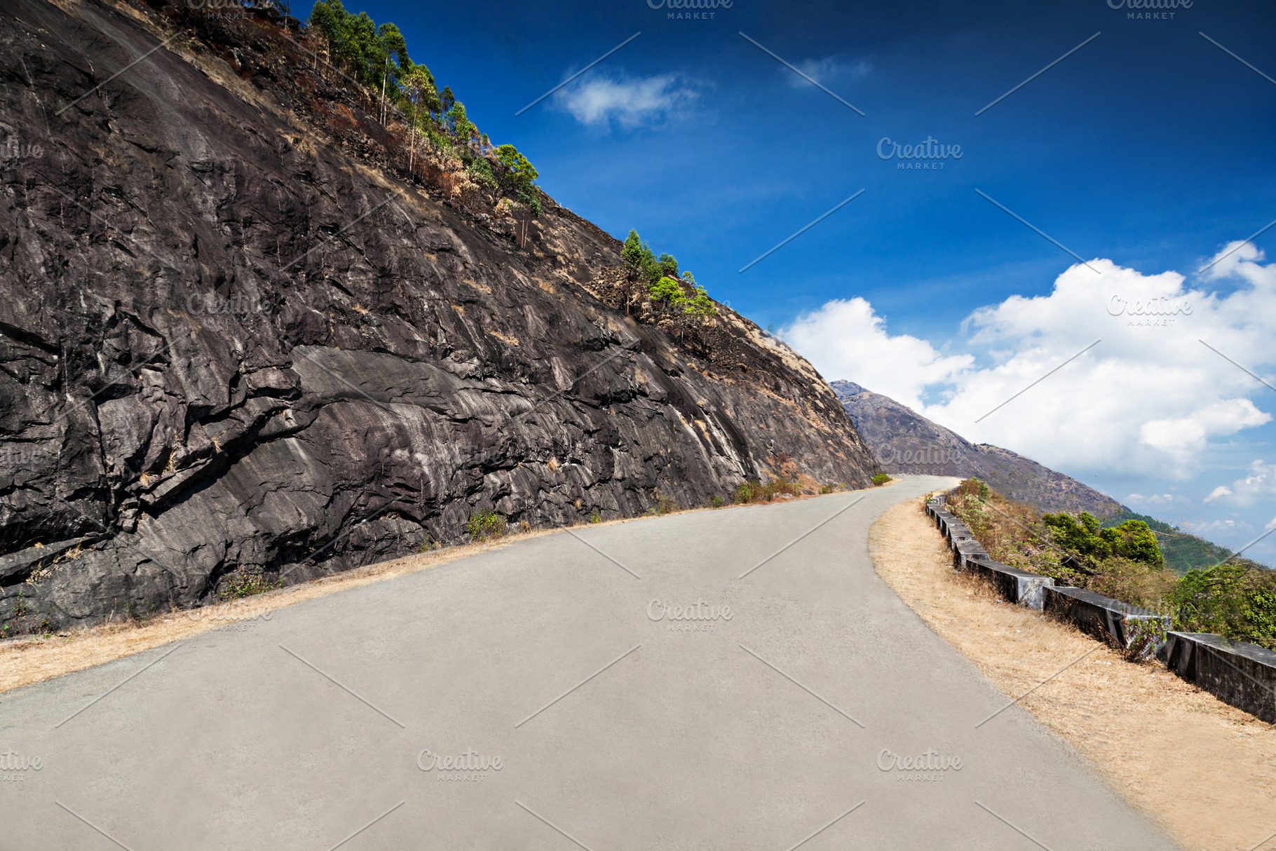Good road in the mountains, a Photo by saiko3p
