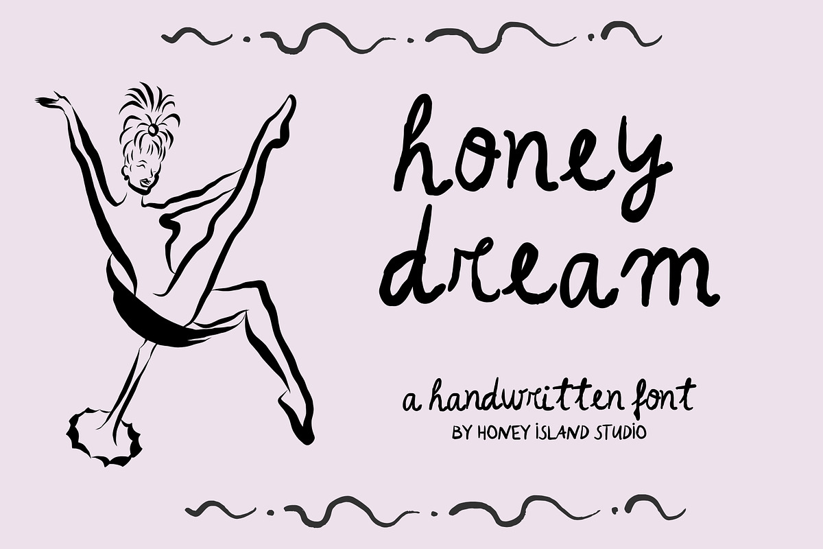 Honey Dream Script Handwritten Font, a Handwritten Font by Honey Island Studio (Photo 1 of 5)