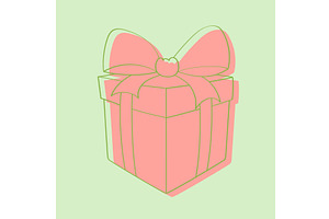 Pink Box With Bow